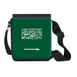 BANDOLERA PEQUEÑA bandera arabia saudí pais gobierno arabe bolso personalizada