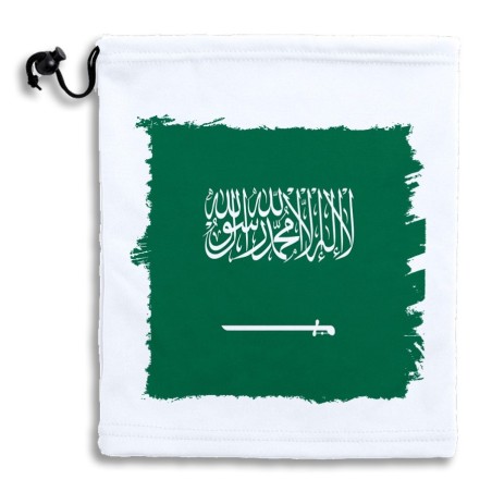 BRAGA GORRO POLAR AJUSTABLE bandera arabia saudí pais gobierno arabe POLIESTER INVIERNO PERSONALIZADA