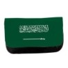 ESTUCHE NECESER DE LONA bandera arabia saudí pais gobierno arabe unisex negro bolsa aseo multiusos