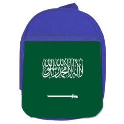 MOCHILA AZUL bandera arabia...