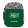 MOCHILA LUNARES ESTAMPADO bandera arabia saudí pais gobierno arabe escolar personalizado picnic excursión deporte