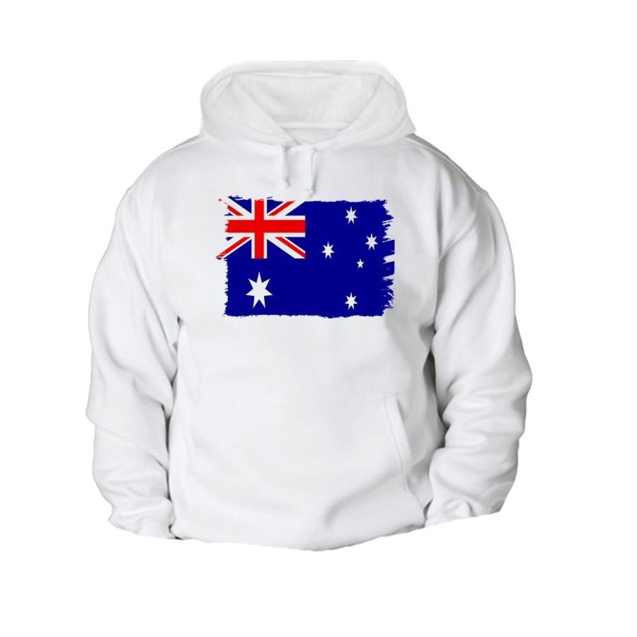 SUDADERA CON CAPUCHA bandera australia pais gobierno australiano CON BOLSILLOS