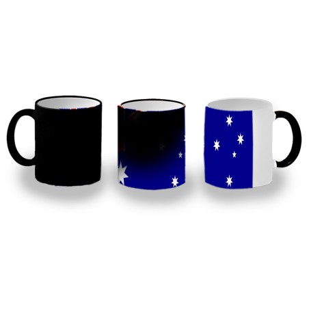 TAZA MÁGICA bandera australia pais gobierno australiano personalizada