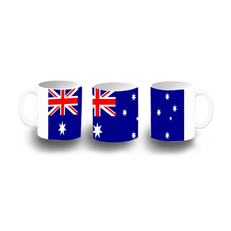 TAZA DE PLASTICO bandera australia pais gobierno australiano niños personalizada