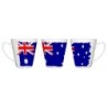 TAZA CÓNICA bandera australia pais gobierno australiano conica personalizada