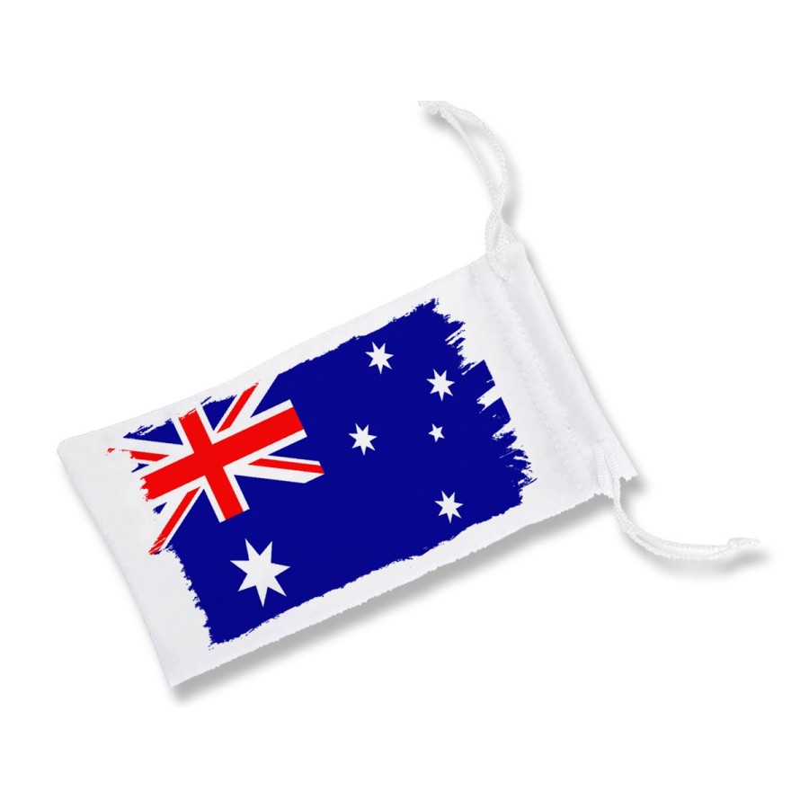 FUNDA BOLSA MULTIUSOS bandera australia pais gobierno australiano gafas dados rol personalizada color