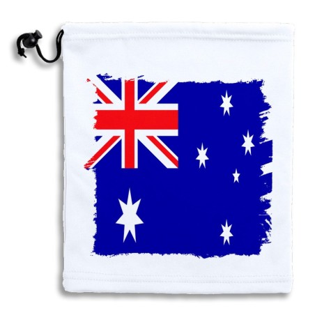 BRAGA GORRO POLAR AJUSTABLE bandera australia pais gobierno australiano POLIESTER INVIERNO PERSONALIZADA