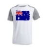 CAMISETA DISEÑO BICOLOR bandera australia pais gobierno australiano personalizada