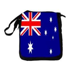 BANDOLERA REPORTERO MEDIANA BOLSO bandera australia pais gobierno australiano bolsa mochila hombro