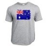 CAMISETA GRIS MEZCLA bandera australia pais gobierno australiano moda verano personalizada