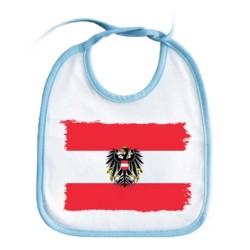 BABERO COLORES bandera austria pais gobierno escudo personalizado bebe