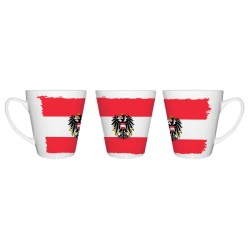 TAZA CÓNICA bandera austria...