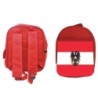 PACK MOCHILA ROJA Y ESTUCHE bandera austria pais gobierno escudo material escolar