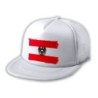 GORRA 5 PANELES REDECILLA TRASERA bandera austria pais gobierno escudo estilo rapero