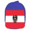 MOCHILA AZUL bandera austria pais gobierno escudo escolar personalizado picnic excursión deporte