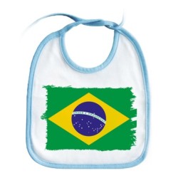 BABERO COLORES bandera brasil pais gobierno brasileño personalizado bebe