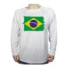 CAMISETA MANGA LARGA bandera brasil pais gobierno brasileño personalizada