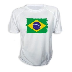 CAMISETA bandera brasil...