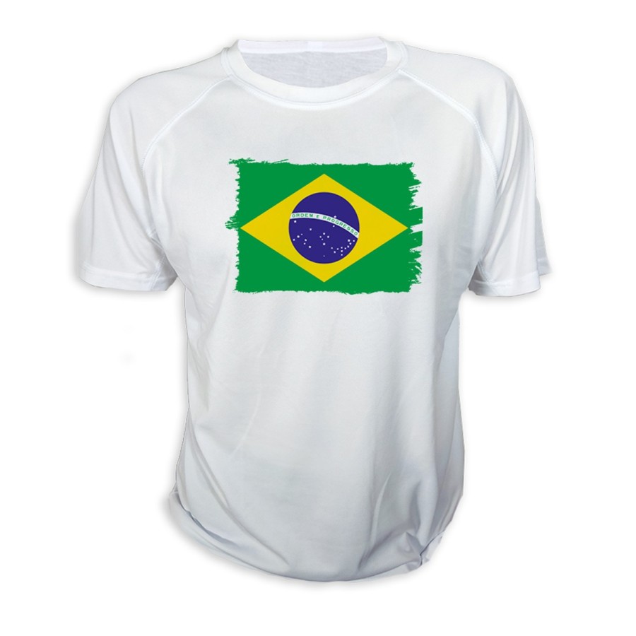 CAMISETA bandera brasil pais gobierno brasileño personalizada