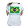 CAMISETA MUJER bandera brasil pais gobierno brasileño moda personalizada