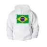 SUDADERA CON CAPUCHA bandera brasil pais gobierno brasileño CON BOLSILLOS