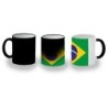 TAZA MÁGICA bandera brasil pais gobierno brasileño personalizada