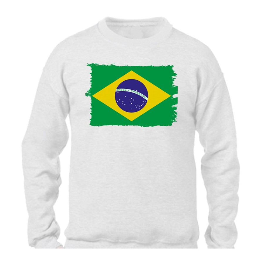 SUDADERA bandera brasil pais gobierno brasileño personalizada