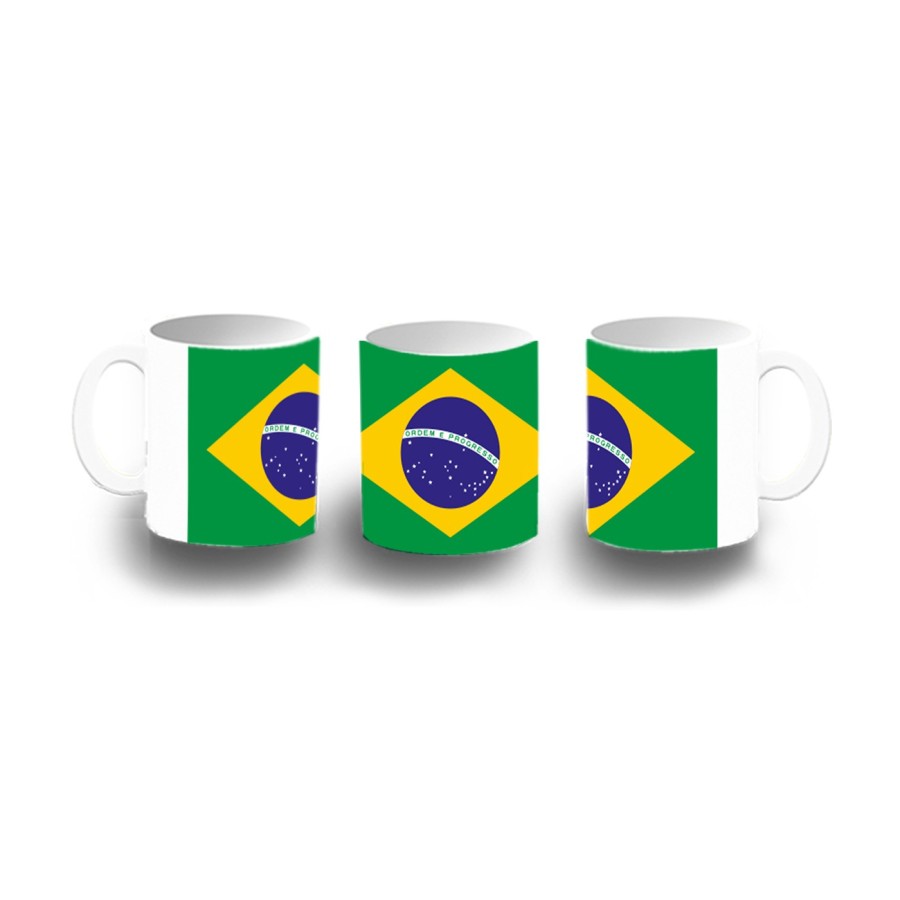 TAZA DE PLASTICO bandera brasil pais gobierno brasileño niños personalizada