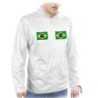 CHAQUETA TECNICA 2 IMPRESIONES bandera brasil pais gobierno brasileño  personalizada