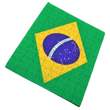 PUZZLE DE TAMAÑO Y PIEZAS A ELEGIR bandera brasil pais gobierno brasileño rompecabezas educativo puzle