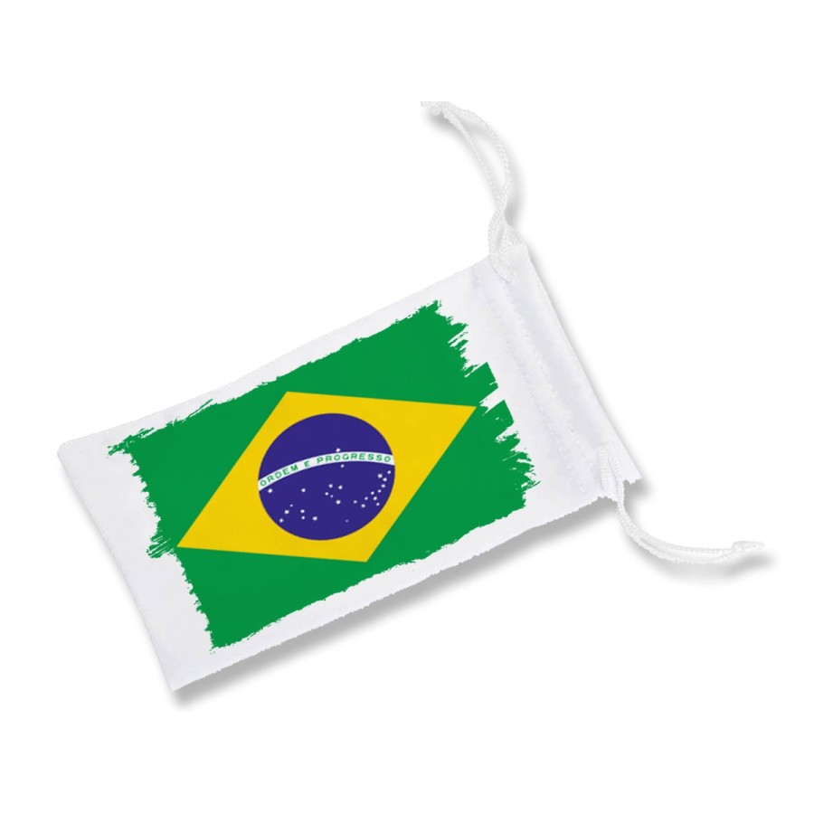 FUNDA BOLSA MULTIUSOS bandera brasil pais gobierno brasileño gafas dados rol personalizada color