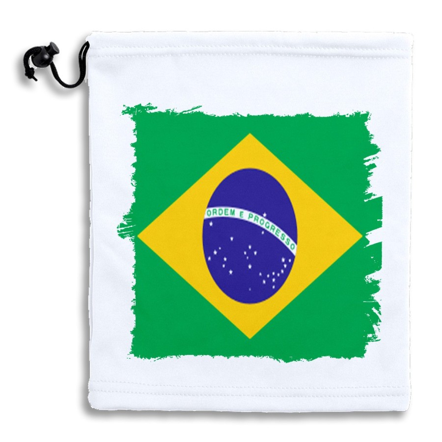 BRAGA GORRO POLAR AJUSTABLE bandera brasil pais gobierno brasileño POLIESTER INVIERNO PERSONALIZADA