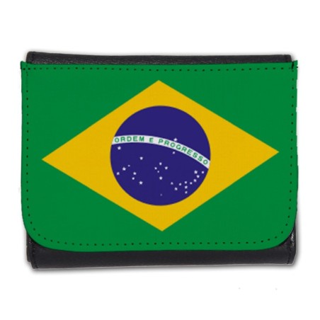 BILLETERA BILLETERO bandera brasil pais gobierno brasileño hombre caballero negro monedero