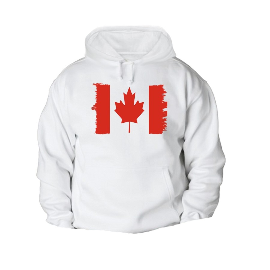 SUDADERA CON CAPUCHA bandera canada pais gobierno canadiense CON BOLSILLOS