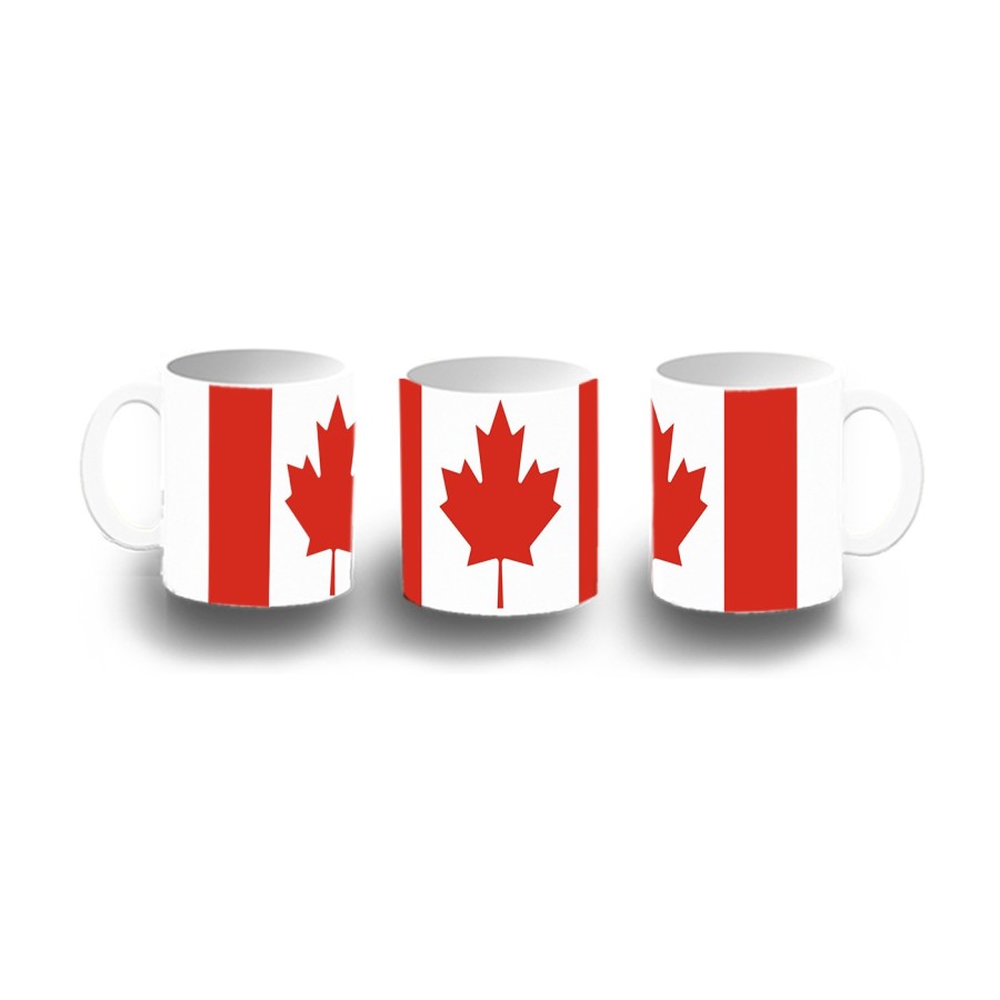 TAZA DE PLASTICO bandera canada pais gobierno canadiense niños personalizada