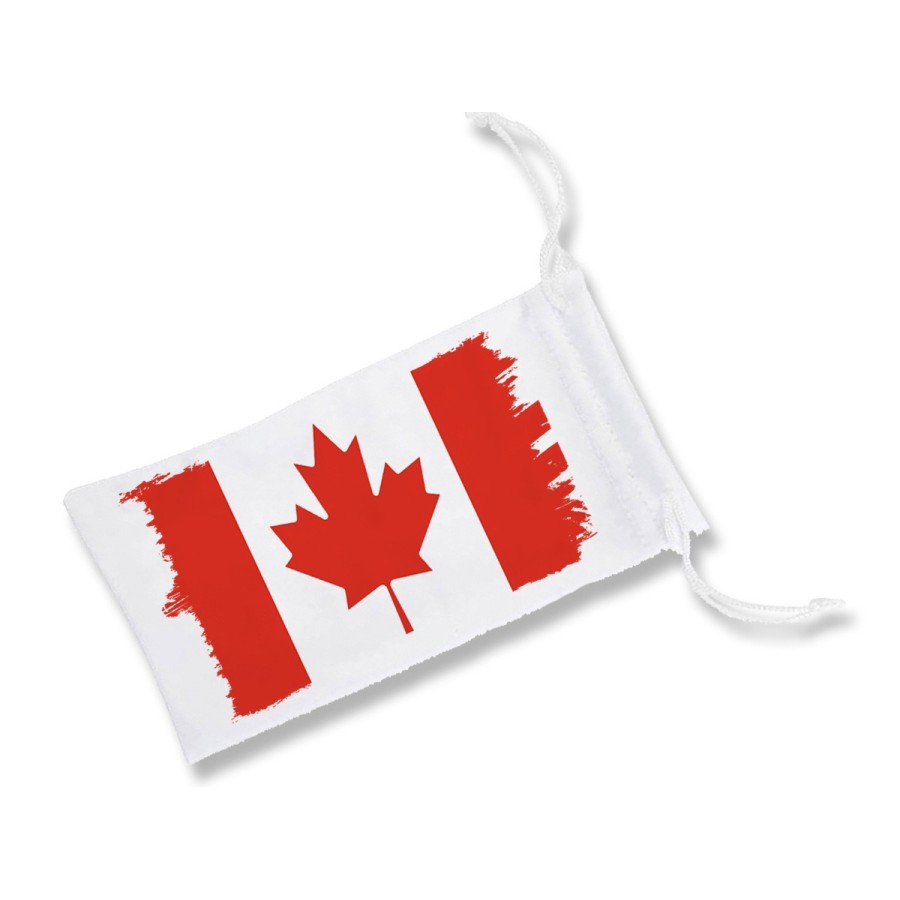 FUNDA BOLSA MULTIUSOS bandera canada pais gobierno canadiense gafas dados rol personalizada color