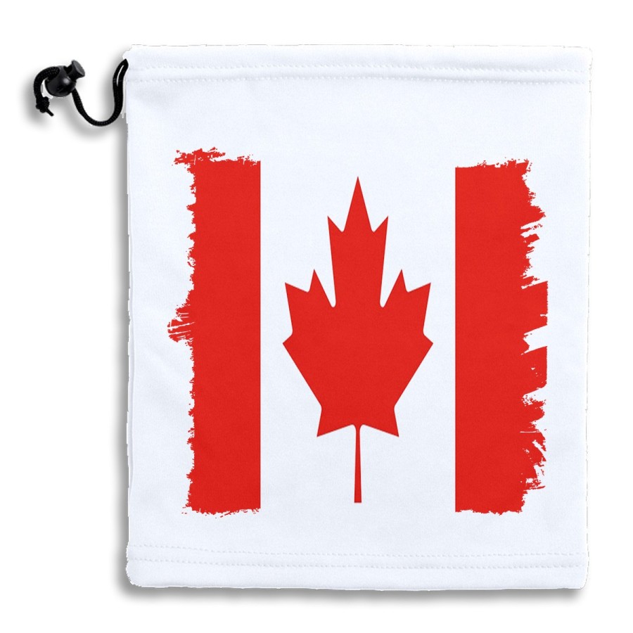 BRAGA GORRO POLAR AJUSTABLE bandera canada pais gobierno canadiense POLIESTER INVIERNO PERSONALIZADA