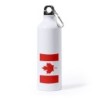 BIDON GRANDE 800 ML ACERO INOXIDABLE bandera canada pais gobierno canadiense deporte deportivo mosqueton botella