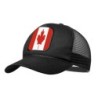 GORRA NEGRA CON REJILLA bandera canada pais gobierno canadiense moda deporte