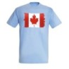 CAMISETA AZUL CIELO bandera canada pais gobierno canadiense moda verano personalizada