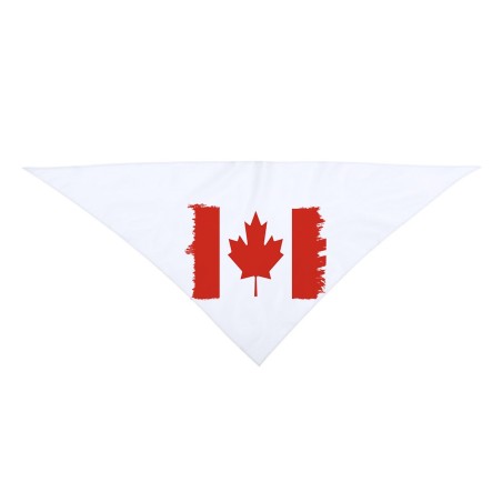 PAÑOLETA TRIANGULAR SUAVE bandera canada pais gobierno canadiense moda cuello fiestas