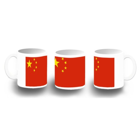 TAZA FOTOLUMINISCENTE bandera china pais gobierno chino chinos BRILLA OSCURIDAD