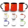 TAZA COLORES bandera china pais gobierno chino chinos color personalizada