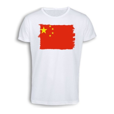 CAMISETA TACTO ALGODÓN bandera china pais gobierno chino chinos cómoda personalizada