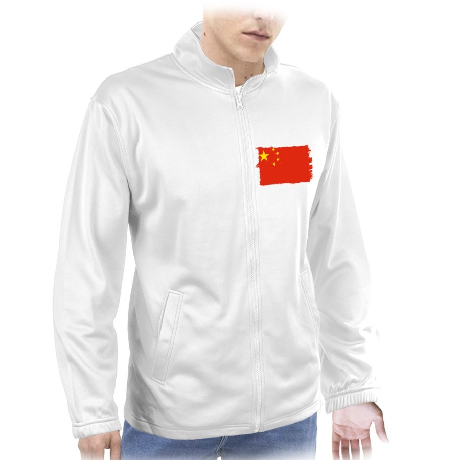 CHAQUETA TECNICA 1 IMPRESION bandera china pais gobierno chino chinos  personalizada