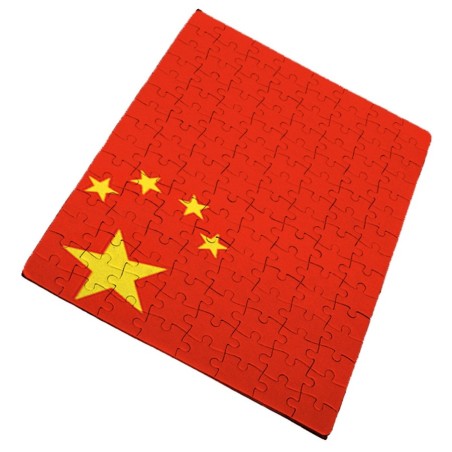 PUZZLE DE TAMAÑO Y PIEZAS A ELEGIR bandera china pais gobierno chino chinos rompecabezas educativo puzle