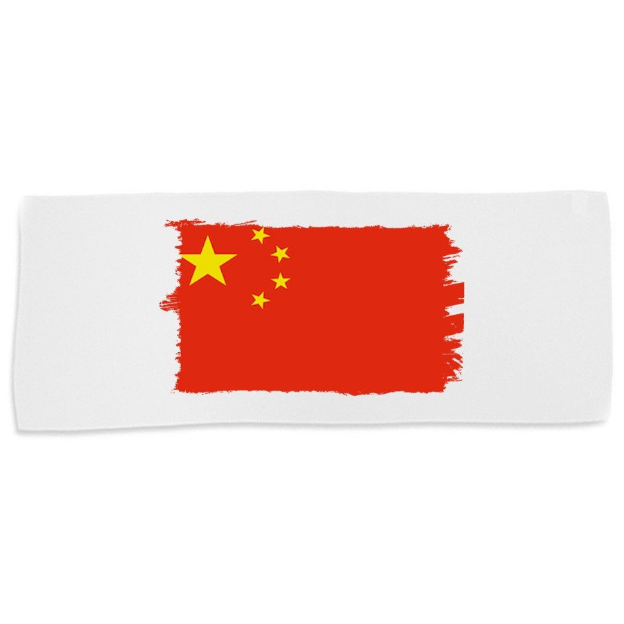 TOALLA GIMNASIO GYM ABSORBENTE bandera china pais gobierno chino chinos suave con bolsita