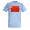 CAMISETA AZUL CIELO bandera china pais gobierno chino chinos moda verano personalizada