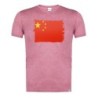 CAMISETA ROJA MEZCLA bandera china pais gobierno chino chinos moda verano tshirt