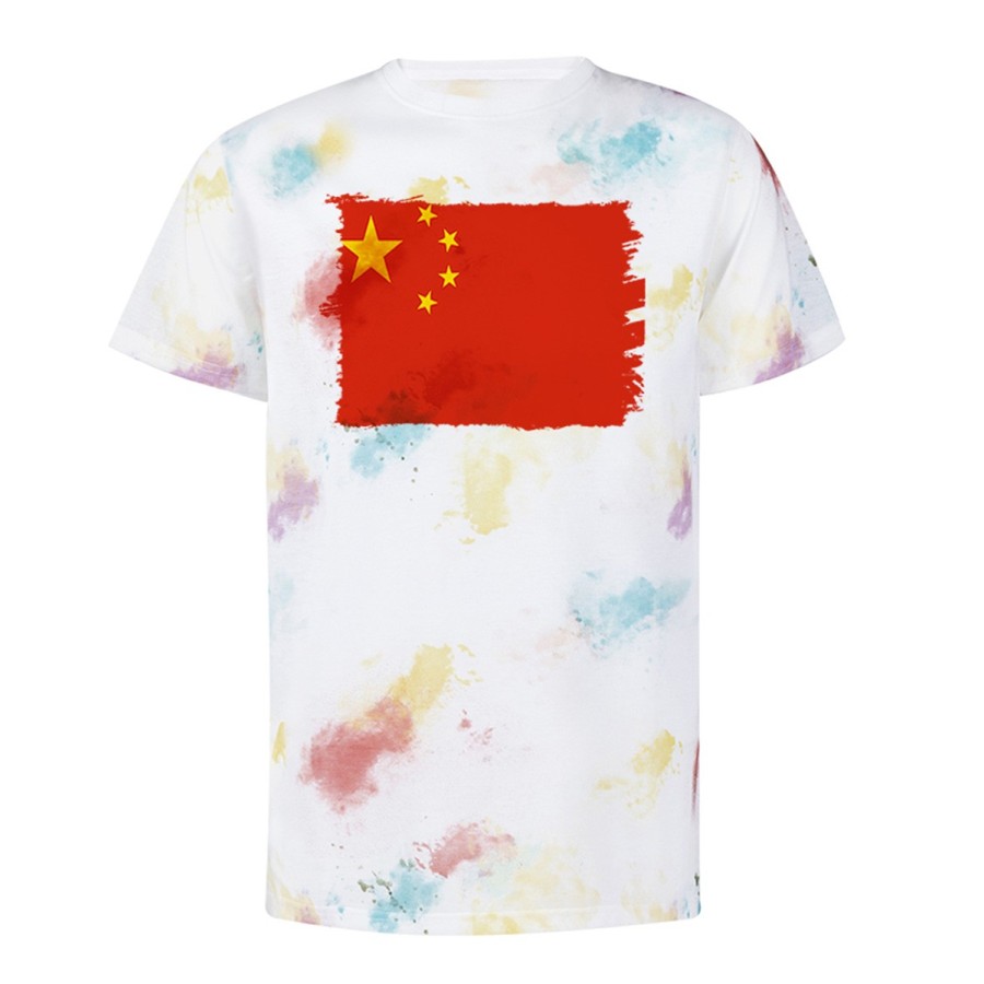 CAMISETA MARCAS COLORES bandera china pais gobierno chino chinos personalizada